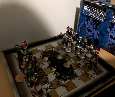 Buy DC Batman Eaglemoss Chess Set 23 Pieces, With Boxes And Magazines And Board • 229.99£