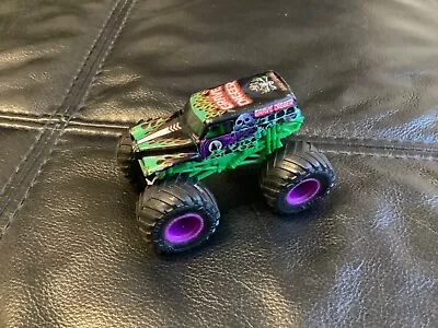 Buy MONSTER JAM TRUCK 1:64 GRAVE DIGGER Purple Wheels Used Condition • 7.99£