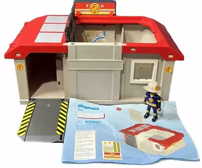 Buy Playmobil 5663 Take Along Fire Station Playset • 14.99£