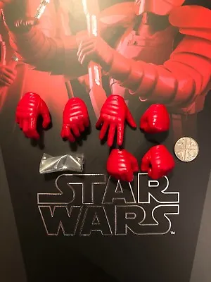 Buy Hot Toys Star Wars Praetorian Guard DB Hands X 6 & Pegs Loose 1/6th Scale • 19.99£