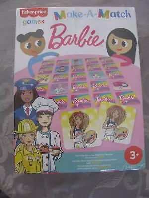 Buy Fisher Price BARBIE Make A Match Game Age 3+ 2-4 Players NIB • 12.53£
