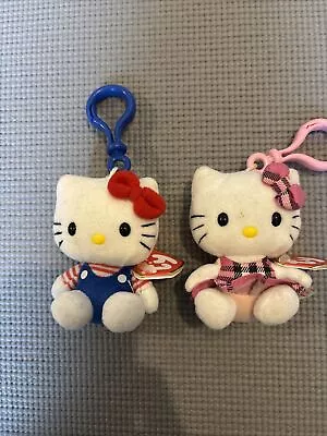 Buy 2 X Hello Kitty TY Beanie Babies Keychains  • 0.99£