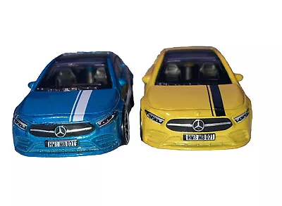 Buy Hot Wheels X2 Mercedes-benz A-class ‘19 Used Loose Blue +yellow Nice See Photos • 6.90£