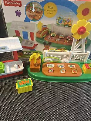 Buy Fisher Price Little People Farm Garden & Stand • 13.99£