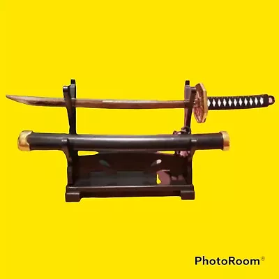 Buy 1/6 Scale Samurai Sword + Stand Ninja 🥷 Warrior Japan Yakuza Figure Accessories • 11.99£
