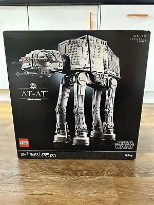 Buy LEGO Star Wars UCS 75313 AT-AT SEALED SET NEW + 2 Snow Trooper Battle Packs • 730£