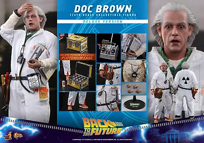 Buy Clearance Sale! 1/6 Hot Toys Mms610 Back To The Future Doc Brown Deluxe Version • 316.99£