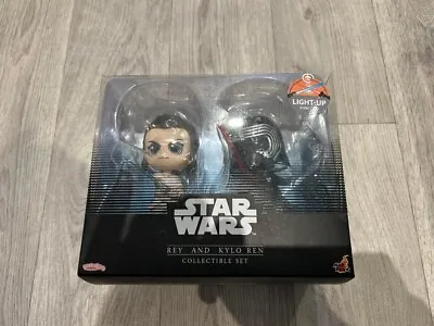 Buy Hot Toys Cosbaby Star Wars Rise Of Skywalker Rey & Kylo Ren • 45£