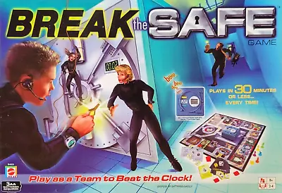 Buy Break The Safe Game Play As Team Beat The Clock 2003 Mattel B4859 Age 8 Up • 21.16£