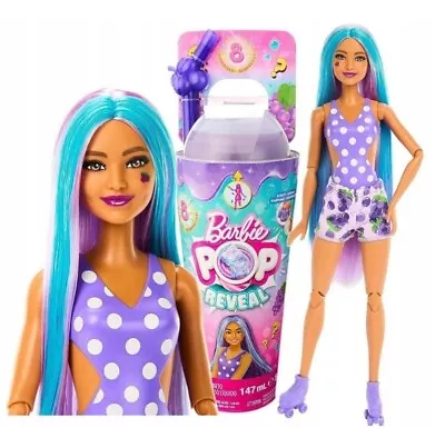 Buy Mattel Barbie Pop Reveal Grape Doll Series Fruit Juice HNW44 Pop • 53.43£
