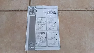 Buy TOMY Trackmaster Thomas & Friends Train Battery Insertion Instructions. Rare • 9.99£