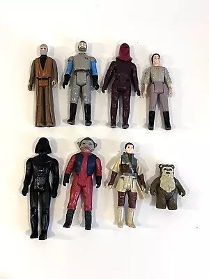Buy Vintage Star Wars Figures X 8 ALL DIFFERENT Job Lot Bundle. • 19.99£