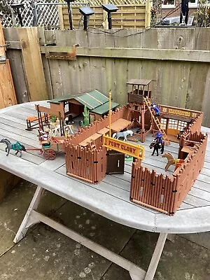 Buy Playmobil Western Fort Bundle Loads Of Fun All Included Vintage  • 32.60£