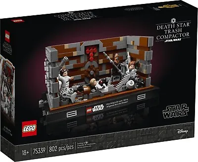 Buy Lego 75339 Star Wars Death Star Trash Compactor Diorama Sealed  • 85£
