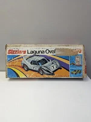 Buy Mattel Hot Wheels Sizzlers Laguna Oval Set Track & Juice Machine With 3 Car 1969 • 66.59£