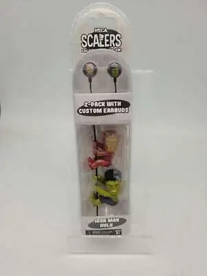 Buy HULK And IRON MAN Scalers Double Pack With Headphones Avengers • 6.74£