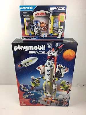 Buy Playmobil 9488 Rocket With Launch Site And 70307 • 75£