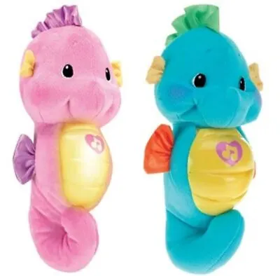 Buy Fisher-Price Soothe And Glow Seahorse Interactive Soft Baby Plush • 16.99£