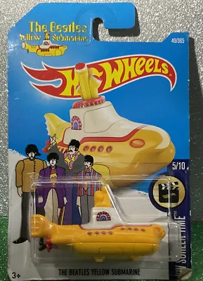 Buy HOT WHEELS The Beatles Yellow Submarine MINT On CARD. (A3) • 6.50£