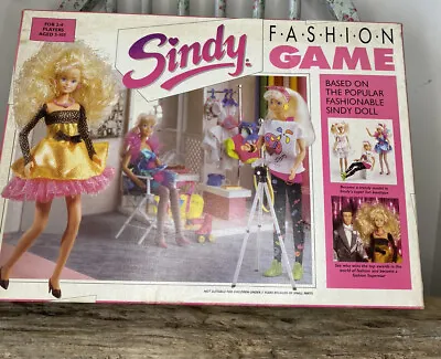 Buy Vintage Sindy Doll Fashion Board Game Triotoys Hasbro  1990 British Collectable • 18.99£