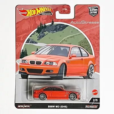 Buy Hot Wheels Premium Auto Strasse BMW M3 E46 (Red) Car Culture • 11.68£
