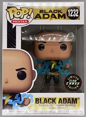 Buy #1232 Black Adam (w/ Lightning) Glow Chase - Black Adam Funko POP Brand New • 22.99£