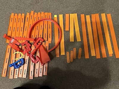 Buy Bundle Hot Wheels Track- Straights, Connectors , Curved • 4.99£