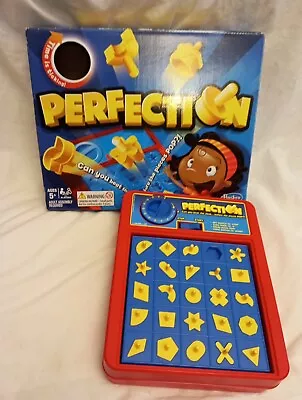 Buy PERFECTION Shape Puzzle Board Game  1 Piece Missing  • 8£
