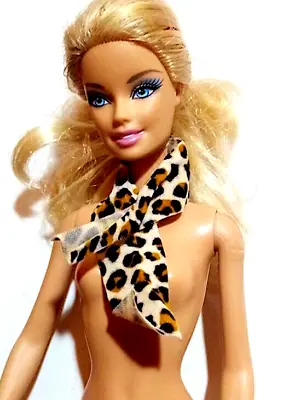 Buy BARBIE 90s Spotted Animalier Leopard Scarf For Doll B345 • 5.14£