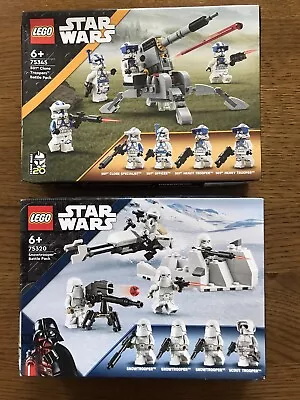 Buy Star Wars Lego Battle Pack 501st Clone Troopers And Snowtrooper BNIB • 27.99£