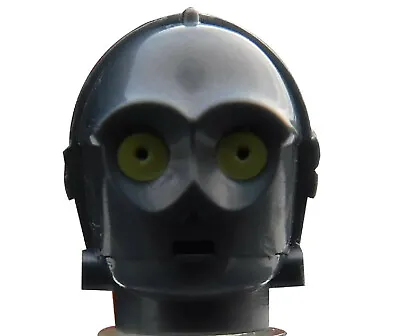Buy LEGO C-3PO / K-3PO Protocol Droid Head In Silver (Flat Silver) New X134pb01 • 1.89£