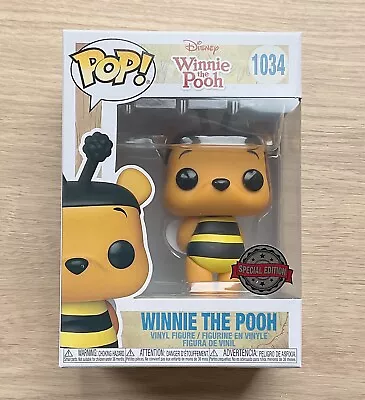 Buy Funko Pop Disney Winnie The Pooh As Bee #1034 + Free Protector • 29.99£