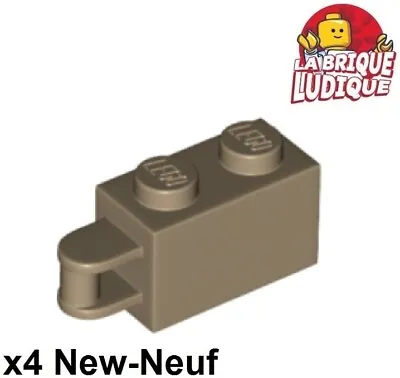 Buy LEGO 4x Brick Modified 1x2 Handle Hinge Dark Tan 34816 New • 2.63£
