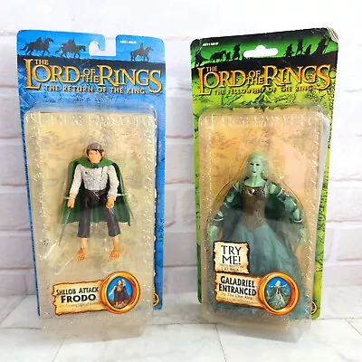 Buy Lord Of The Rings Figure Bundle Shelob Attack Frodo Galadriel Entranced Toybiz • 24.95£