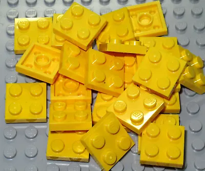 Buy  LEGO Bricks-Plate 2x2 - Brand NEW - 25 Pcs - Part.no.- 3022 - Select Color • 3.25£