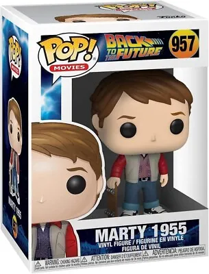 Buy Back To The Future Marty McFly 1955 Funko Pop Movies 957 BTTF 80's NEW Protected • 16.99£