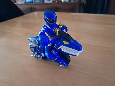 Buy Hasbro Power Rangers Blue Ranger & Raptor Cycle Action Figure Toy Hero • 4.99£