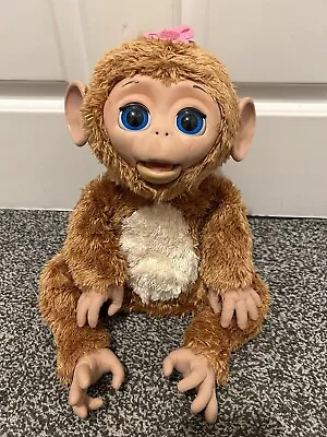 Buy Hasbro FurReal Friends Cuddles Giggling Monkey Interactive Toy A1650 2012 Works • 35£