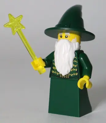 Buy LEGO Medieval Dragon Wizard Minifigure MOC Dark Green Castle - All Parts LEGO • 14.99£