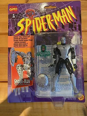 Buy Marvel Spider-Man Super Web Shield 1996 Toy Biz Figure • 12£