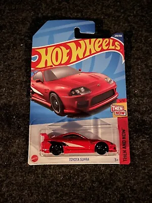 Buy Hot Wheels Toyota Supra  Red UK Long Card Jdm Rare. Some Damage To Card See Pics • 9.99£