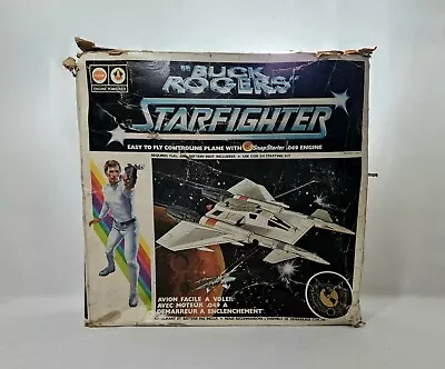 Buy 1980 Vintage Buck Rogers ✧ Starfighter ✧ Cox Easy Fly Plane Boxed E120 • 75£