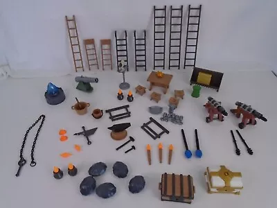 Buy Playmobil Castle Assorted Chests Ladders Cannons Anvil & Lots More See Pictures • 17.50£