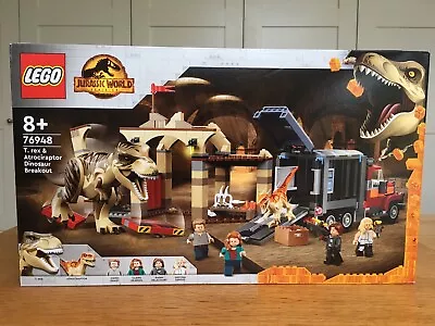 Buy LEGO Jurassic World: T Rex & Atrociraptor Dinosaur Breakout (76948) BNISB Sealed • 31£