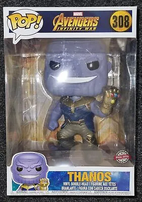 Buy Funko POP #308 Thanos - 10 Inch - Marvel - Avengers Infinity War - Well Packaged • 29.99£