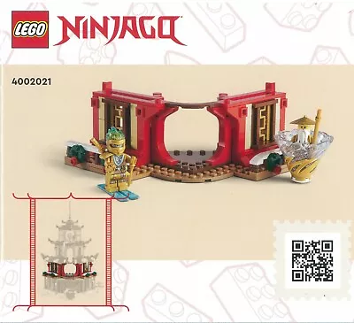 Buy Full Instructions & Parts List Only LEGO 4002021 Ninjago Temple Of Celebrations • 18.88£