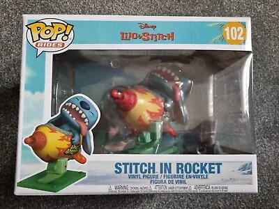 Buy Funko Pop! Rides Stitch In Rocket #102 Brand New • 34.99£