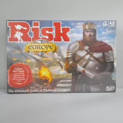 Buy Hasbro Risk Europe Board Game Expand Conquer Control Medieval Crowns Sealed -CP • 9.99£