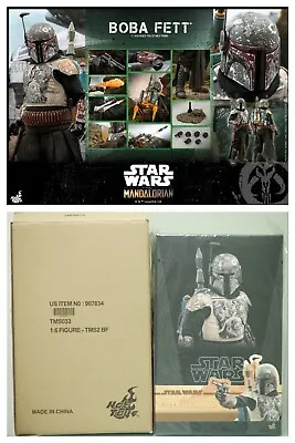Buy BRAND NEW Hot Toys Star Wars Boba Fett Mandalorian 1/6 Figure TMS033 Ruins Armor • 179.99£