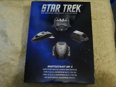 Buy Star Trek Shuttlecraft Set #2 Eaglemoss Starship Collection (2016/17) Enterprise • 69£